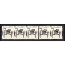 2124v 4.9c Buckboard Very Fine MNH Dry Gum PNC 4/5 Buggy Whip X0294