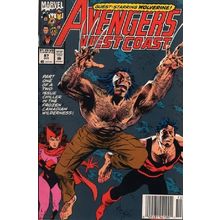 West Coast Avengers (Vol 1) # 087 VFN- US Newsstand Edition AMERICAN COMICS