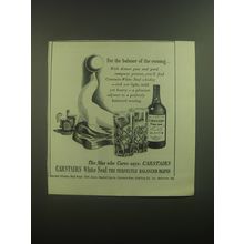 1946 Carstairs White Seal Whiskey Ad - For the balance of the evening