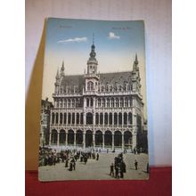 King's House, MAISON DU ROI, BRUXELLES, BRUSSELS . unused antique postcard =