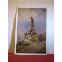 NIEDERWALD MEMORIAL, RUDESHEIM AM RHEIN, GERMANY unused vintage postcard (a) =