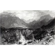 MARDALE HEAD, WESTMORLAND 1858 Ebenezer Challis Thomas Allom ANTIQUE ENGRAVING