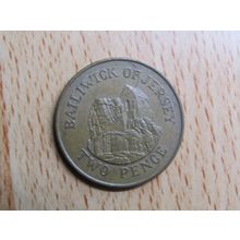 Jersey 1989 Elizabeth ll 2p Coin