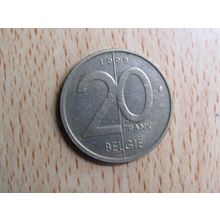 Belgium 1998 20 Frank Belgie (Dutch - Flemish Text) Coin