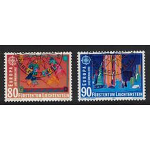 Liechtenstein Europa Discovery of America by Columbus 2v 1992 CTO SG#1030-1031