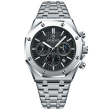 BINBONG B0161 Multifunctional Luminous Waterproof Business Calendar Quartz Watch
