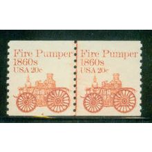 1908 20c Fire Pumper Fine MNH Dry Gum CNP Left 4 W0260