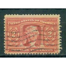 Used 324 2c Thomas Jefferson Barely Clears C2572