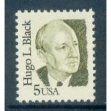 2172 5c Hugo Black Fine MNH Dry Gum MA2044