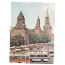 COACH PARK, MOSCOW, RUSSIA unused postcard 1984 =