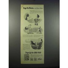 1947 Kellogg's Gro-pup Dog Food Ad - Richard Decker