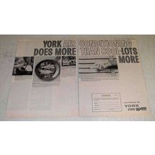 1966 York Air Conditioning Ad - Does More Than Cool