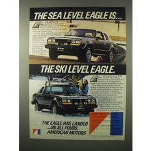 1980 AMC Eagle Car Ad - Sea Level, Ski Level