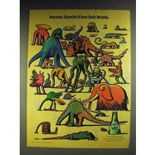 1984 Perrier Water Ad - Perrier. Earth's first soft drink