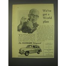 1949 Standard Vanguard Car Ad - We've got a world plan