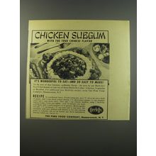 1945 Herb-Ox Bouillon Ad - Chicken Subgum with the true Chinese Flavor