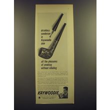 1964 Kaywoodie Pipes Ad - Drinkless condenser in Kaywoodie pipe
