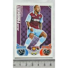 2010/11 Topps Match Attax Trading Card 311 Julien Faubert, West Ham United