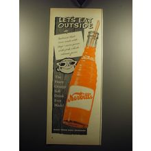 1957 Nesbitt's Soda Advertisement - Let's eat outside