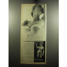 1957 Exquisite Form Contour Witchery Bra Ad - In Exquisite Form The Lady is You