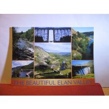 multiview, ELAN VALLEY, WALES, POWYS unused postcard by Judges =
