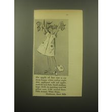 1959 B. Altman & Co. Night Shirt Ad - The apple of her eye