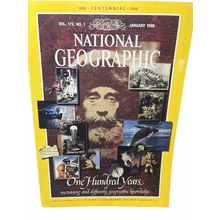 National Geographic Magazine January 1988 100 Years - Vintage Collectable p2