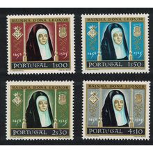 Portugal 500th Birth Anniversary of Queen Leonora 4v 1958 MNH SG#1158-1161