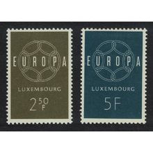 Luxembourg Europa 2v 1959 MNH SG#659-660 MI#609-610