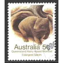 AUSTRALIA 1981: ENDANGERED SPECIES - 5c HAIRY-NOSED WOMBAT USED (G5)