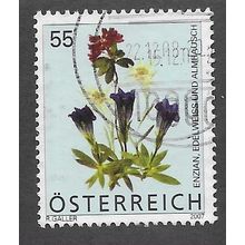 AUT 2007 55c 'FLORA DEFINITIVES ' FINE USED (EBID73-269)