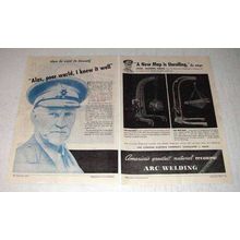 1945 Lincoln Electric Ad - Field Marshal Jan Smuts