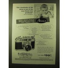 1958 Aires 35-IIIL Camera Ad - The Viewfinder