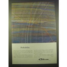 1963 Celanese Chemicals Ad - Probability