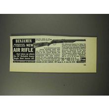 1969 Benjamin Air Rifle Ad - Fabulous