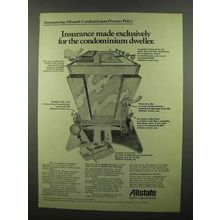 1974 Allstate Insurance Ad - Condominium Dweller