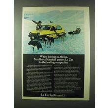 1979 Renault Le Car Ad - When Driving In Alaska