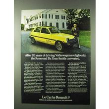 1979 Renault Le Car Ad - The Reverend Converted