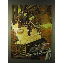 1979 Smirnoff Vodka Ad - Social Climbing