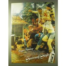 1979 Smirnoff Vodka Ad - Super Sunday