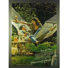 1979 Smirnoff Vodka Ad - Two for Tea