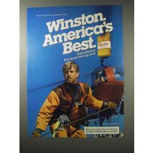 1984 Winston Cigarettes Ad - America's Best - Helicopter
