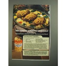 1987 Durkee French Fried Onions Ad - Mini Meat Loaves 'n Vegetables recipe