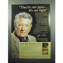 1989 NRA National Rifle Association Ad - Joe Foss