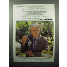 1989 NRA National Rifle Association Ad - Curt Gowdy