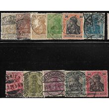 1902/1920 11 different values - fine used (o)