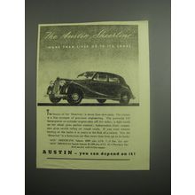 1948 Austin A125 Sheerline Car Ad - The Austin Sheerline more than lives up