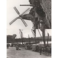 Powder Barges Preston Mill 2x Faversham RPC Postcard s