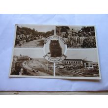 multiview, RAMSGATE, KENT used vintage postcard by Valentine 1955 pm =