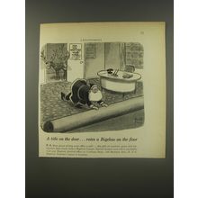 1956 Bigelow Carpet Advertisement - Cartoon by Robert Day